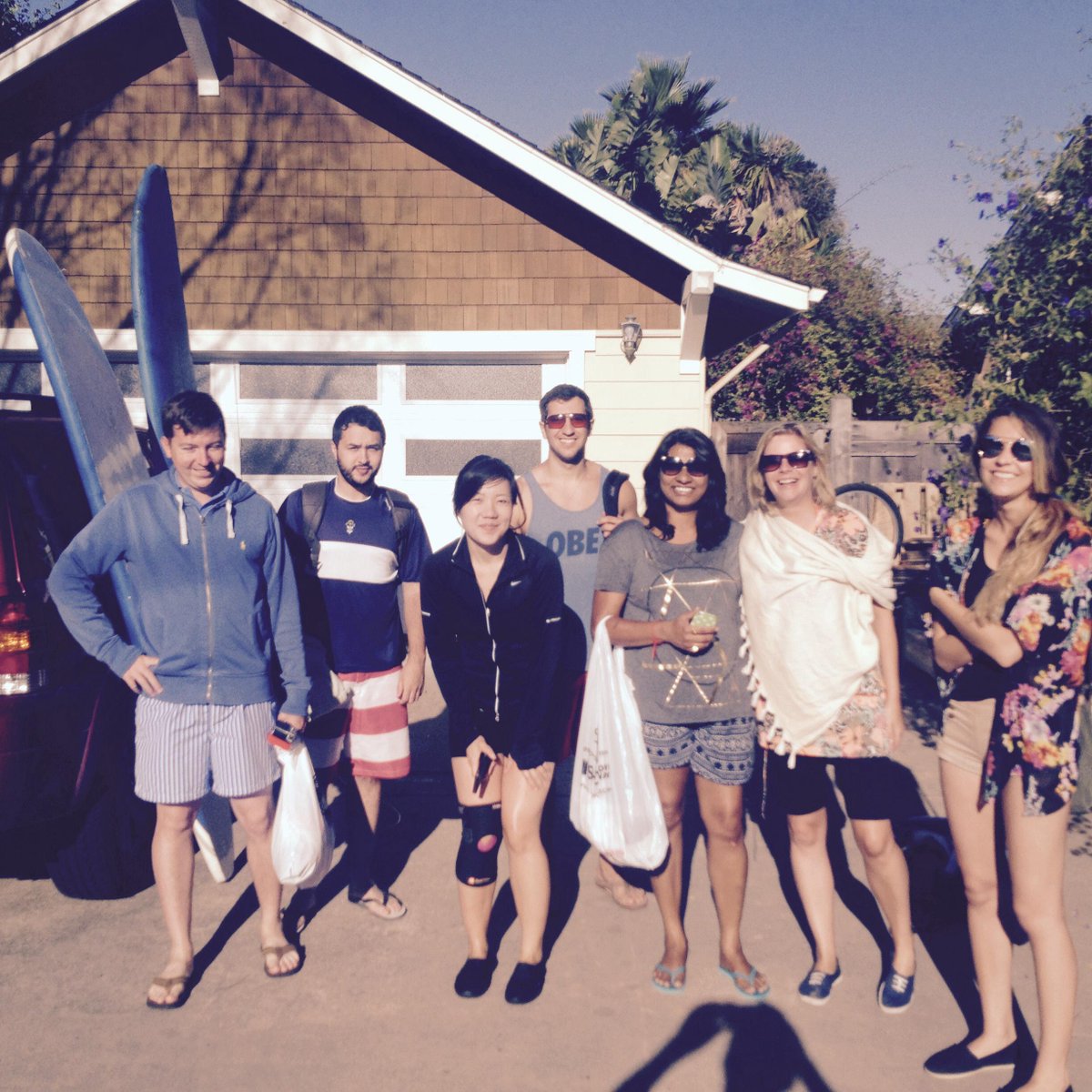 careerfoundry's tweet image. Our #codeandsurf students had their first surf lesson! See before &amp;amp; after shots :-) #digitalnomad