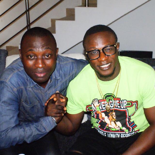 capstone01's tweet photo. Capstone(WTG Host/Creator)and Chuddy K(GAGA Crazy crooner)@WTG celebrity TV program http://t.co/RsjIkaEzZX