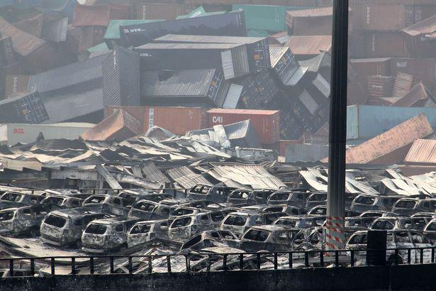 statesman's tweet image. Photos: Devastating scenes revealed day after deadly blasts rock China atxne.ws/1UEEFr9