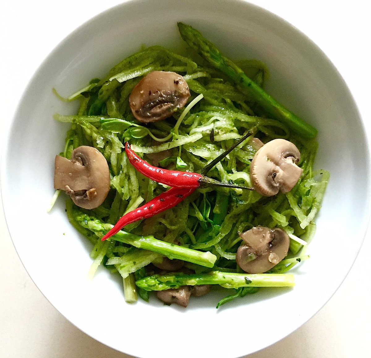 whatsmymeal's tweet image. Toorai (Ridge gourd) Pasta.
#glutenfree #dairyfree #preventobesity #Dailynutrition #lowcarb #weightloss #health