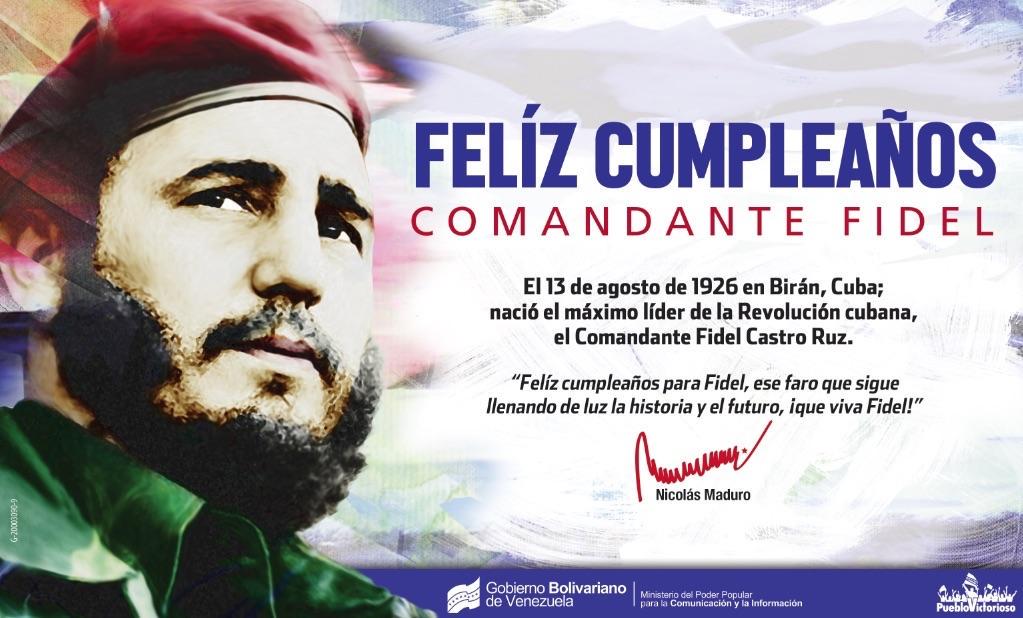 RNV_Musical's tweet photo. Qué tiene #Fidel que los imperialistas no pueden con él... Feliz cumpleaños, Comandante #FidelCastro http://t.co/77fskSQGgf