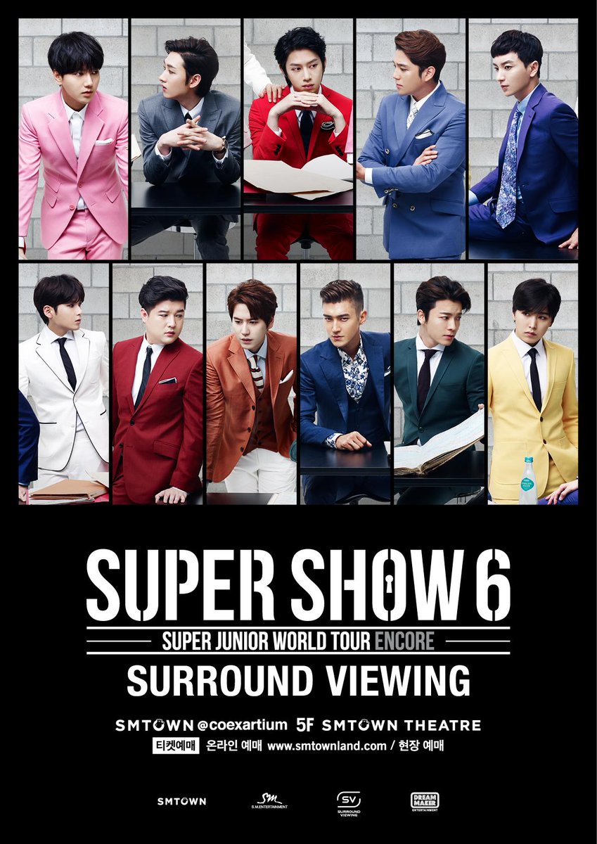 SMTOWNGLOBAL's tweet photo. [SURROUND VIEWING] #SuperJunior Encore Concert is once again coming back to you. More info: http://t.co/0RKvuITcsy http://t.co/VspISPVZzl