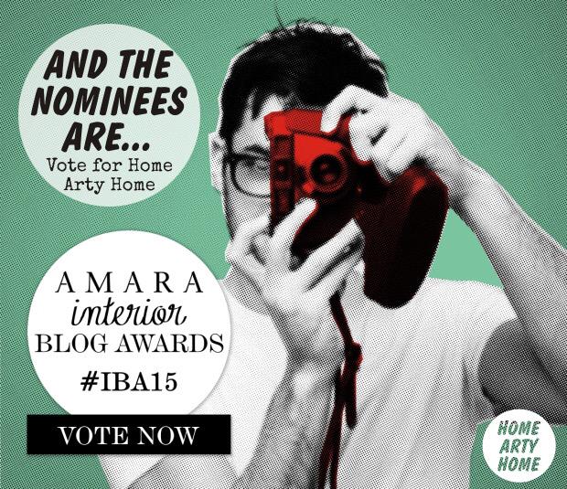 HomeArtyHome's tweet photo. And the #Nominees are… #Vote for @HomeArtyHome in the #IBA15 (if u want!) http://t.co/LSTbT8ts0H #interiordesign #art http://t.co/c8rC8zIcee