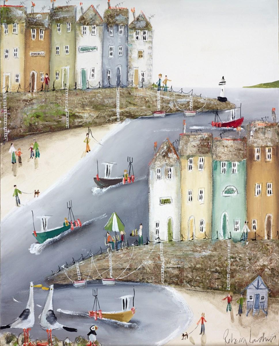 #Rebecca's distinctive oils on canvas are beautifully depicted portrayals of life on the land and the sea.