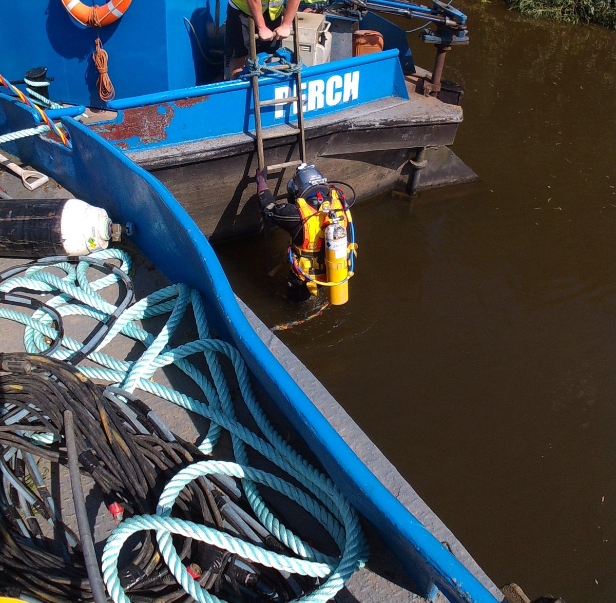 <a href="/SeaLiftDiving/">Sea-Lift Diving Ltd</a> were called out yesterday to assist with a fouled propeller, it was a lovely day for it too!