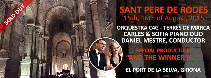 Contrapuntem's tweet photo. Últimes entrades pel concert 'And the winner is..' per diumenge 16 d'agost. Amb @CarlesandSofia, orquestres OTM i C4G http://t.co/ElLkVNoxod