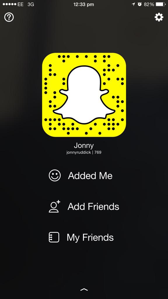 jonnyruddick88's tweet photo. Snapchat, get me added guys http://t.co/QcNEY3UQIW