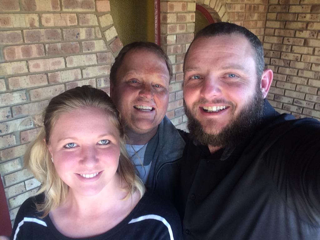JerryNieuwoudt's tweet photo. Great to spend time with my cousin. He is on my personal #HarrySally list. Slowly winning them into the Kingdom http://t.co/Zyp5xuGaYd