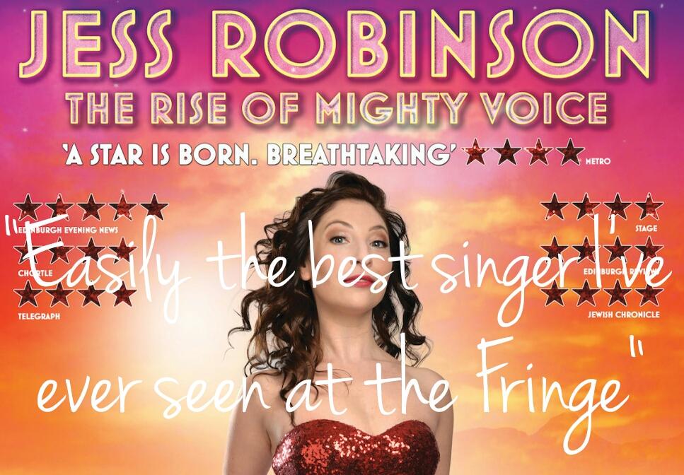 fringebinge2015's tweet photo. Hey @JessieRobinson we loved your show - listen to our review here https://t.co/1E5uN6jjtx #edfringe #podcast http://t.co/TzeLuoWMJf