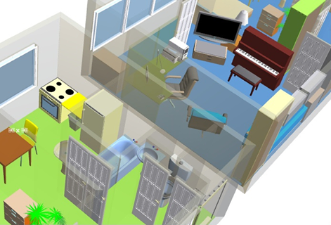 SampoSoftware's tweet photo. Check the image designed using #3DVisioner 2014 for Visio! You can try different #interiordecoration options too. #3D http://t.co/4wLCjXPRuq