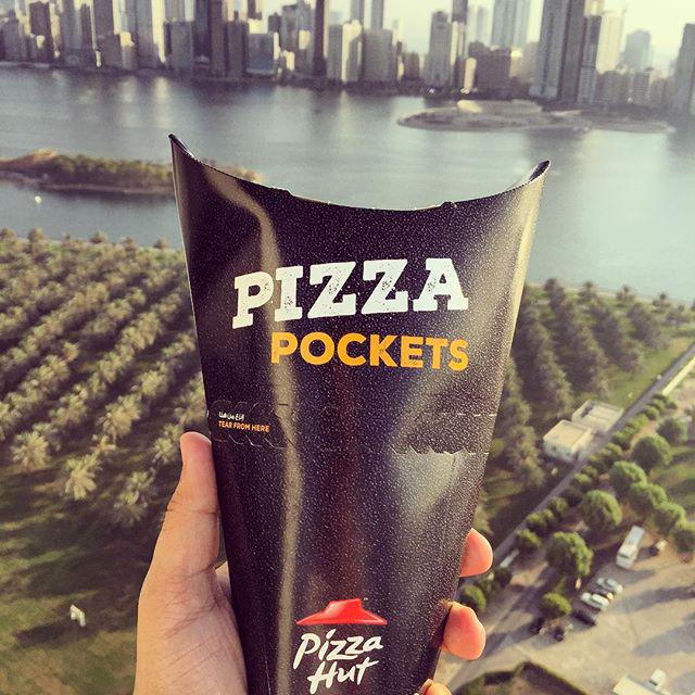 PizzaHutME's tweet image. Check out how our amazing fans took their #PizzaPockets around town | #GRABnGO