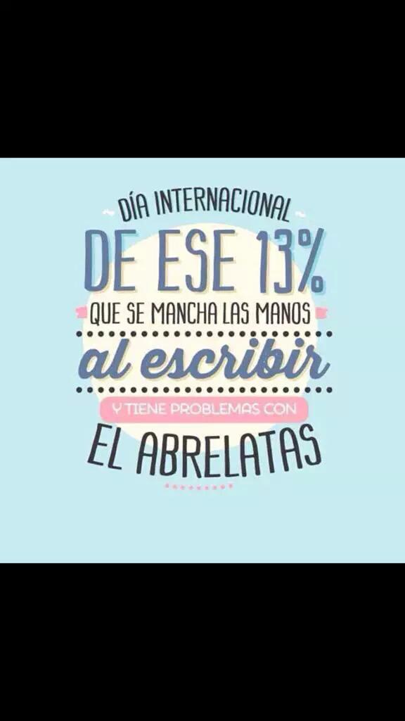 Día internacional de los #zurdos ✌💜