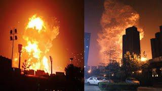 1minOMG's tweet photo. One Massive Explosion in China's Tianjin Region! at least 44 ppl  dead
https://t.co/F0G6wLt6DE http://t.co/AL5AIixRjX
