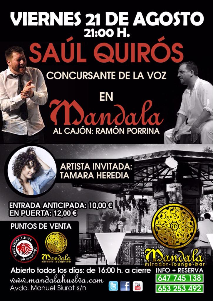 Os espero el día 21 de agosto en Huelva !! habrá sorpresas!! 🎶 🎤 🎤