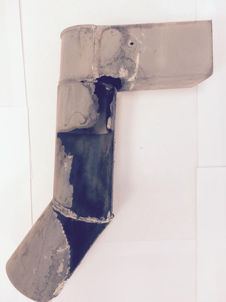 Zink opgevreten door logen vd dakbedekking #kiesdejuisteproducten #goedkoopisduurkoop #vraageenspecialist