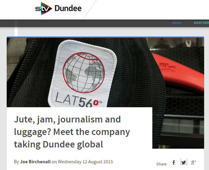 LAT56's tweet photo. Jute, Jam, Journalism &amp; now luggage! @JoeFitzSNP @DundeeHour  http://t.co/zHMreKcs2E http://t.co/DxbYmslhl4