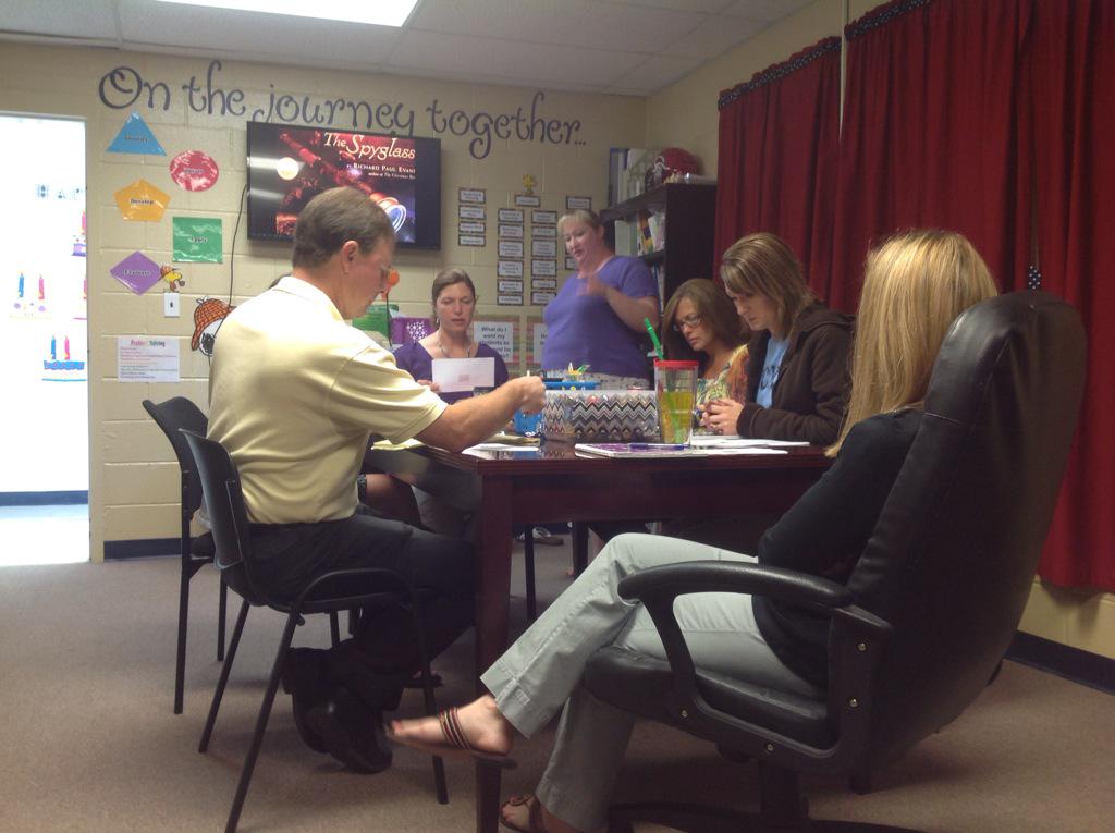 chad_j_fletcher's tweet image. WMS 6th gr. teachers meet for their 1st cluster. Teachers+collaboration=student success!  #tapsystem #WMSRocketPride