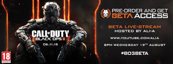 OMGitsAliA's tweet image. For your chance to join me at the @CallofDuty #BO3Beta livestream event in London, RT this tweet (18+ UK only) :D 👍🏻