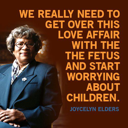 Happy Birthday to Dr. Joycelyn Elders! [image via 