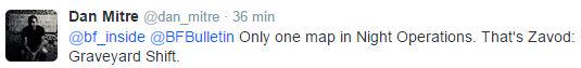 BFBulletin's tweet image. [Update] #NightOperations won't include more night maps (#CTE prototypes) apart from Zavod: Graveyard Shift #BF4