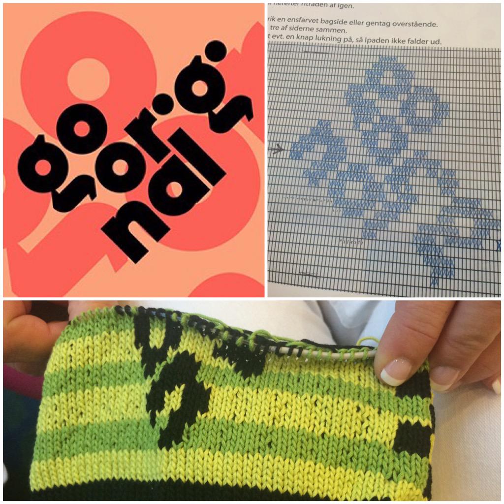 VulleBalut's tweet image. Strikkebranding er det nye sort! Det er fandme originalt at strikke årets tema! #GoOriginal #cphtv