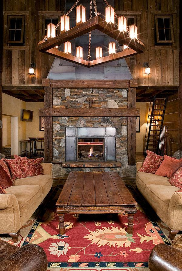 OneKindesign's tweet image. Exquisite rustic mountain retreat in California: Ski Slope onekindesign.com/2014/03/18/exq…