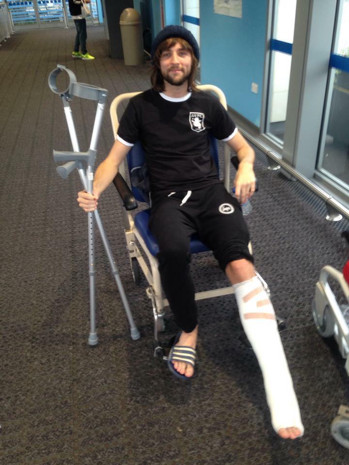 dudauphine's tweet photo. Due to Bez's unfortunate injury sustained at 5 a side last were pulling out of our show at @nightanddaycafe tomorrow🚑 http://t.co/LKec3ZpROw