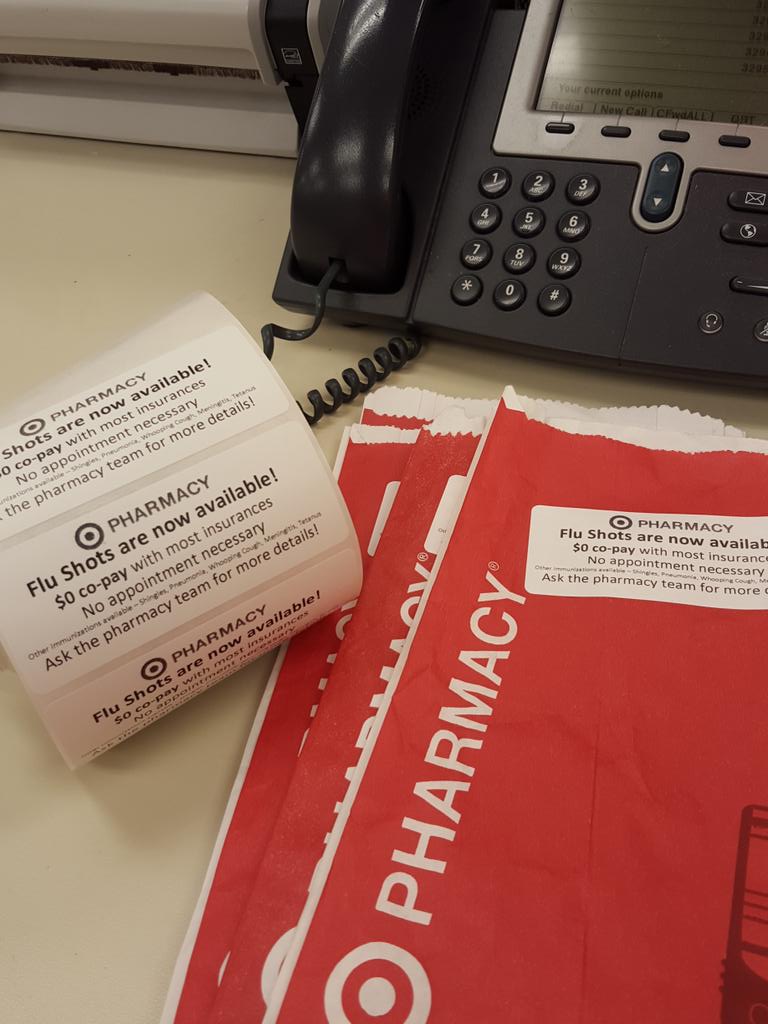 T1052 is up and running with flu bag stickers <a href="/FluShots4All/">Aaron Feinauer</a>