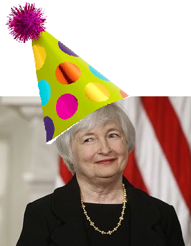 Happy birthday, Janet Yellen! How is she spending her day?  