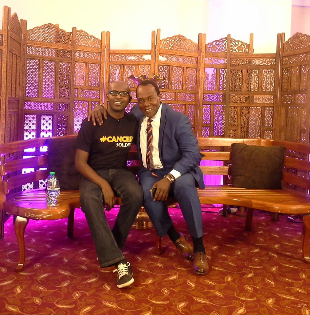 ZawadiNyongo's tweet photo. This is how a #cancer army is born! @Jadudi &amp; @KoinangeJeff live on #JKL @KTNKenya now. #1MilliForJadudi #JADUDI http://t.co/IGXtt0YUpV