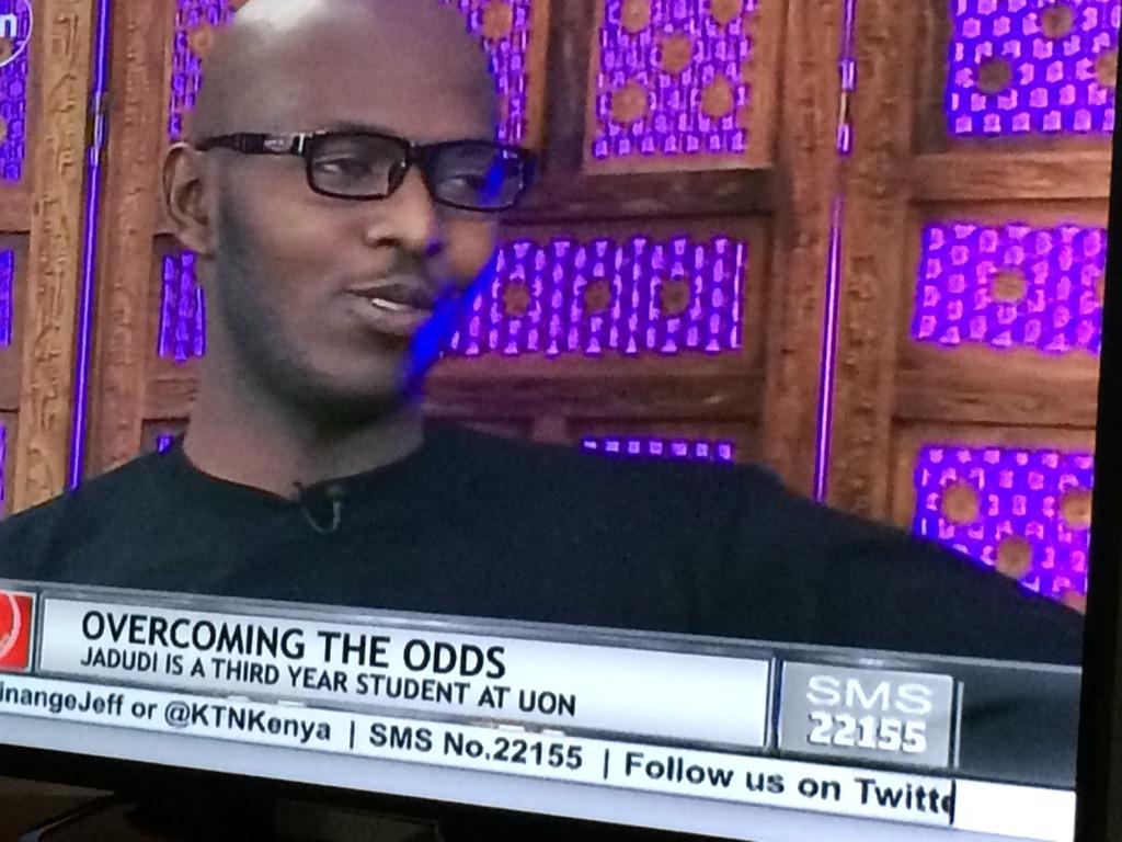 chriskirwa's tweet photo. @ZawadiNyongo @Jadudi @KoinangeJeff @KTNKenya #JKL watching thanks to @KTNKenya #1MilliForJadudi 🙏🙏🙏 http://t.co/aAep2tR1w6