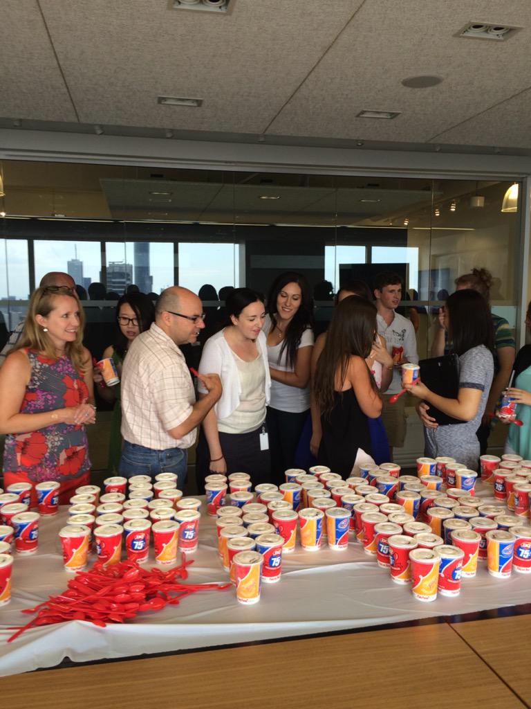 BBDOCanada's tweet photo. Loving our Blizzards and supporting @sickkids. A good day. #bbdooto #proximityca http://t.co/oiPIpGP4u5
