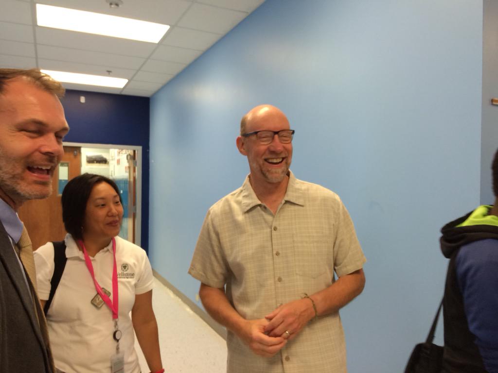 Newcomer Graduation Ceremony sharing new skills with Rep. Davnie <a href="/MPS_Wellstone/">Wellstone International High School</a> <a href="/MPSMultilingual/">MPS Multilingual</a>