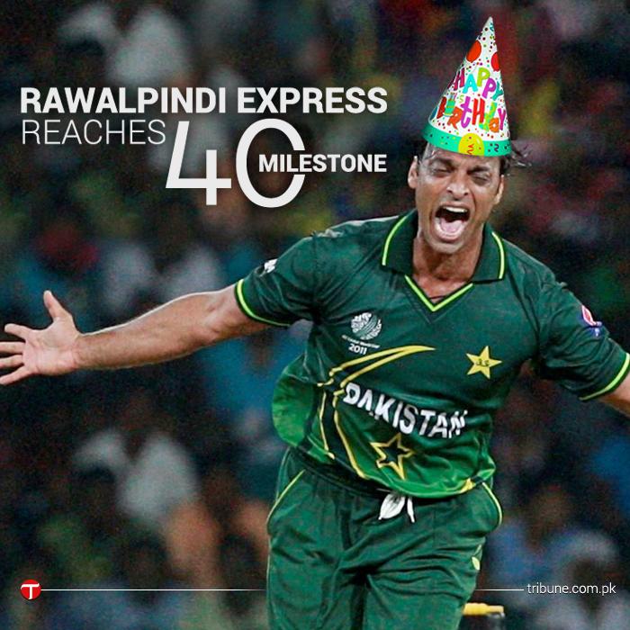 ETribuneSports: Happy birthday Shoaib Akhtar!  