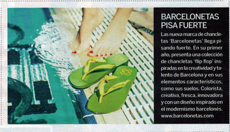 Barcelonetas on Twitter: "Somos unas chanclas de revista. Gracias @Lecturas y @GlamourSpain 😘😘 / Twitter