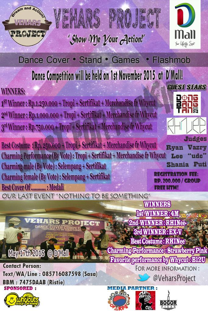 <a href="/SayStarOfficial/">Say Star</a> <a href="/PinkStarID/">PinkeuSt☆</a> @aceofstar_DC <a href="/Star_Velvet/">★V</a> vehars event kembali dengan event yg kedua! 1 nov. Join yuk!😊