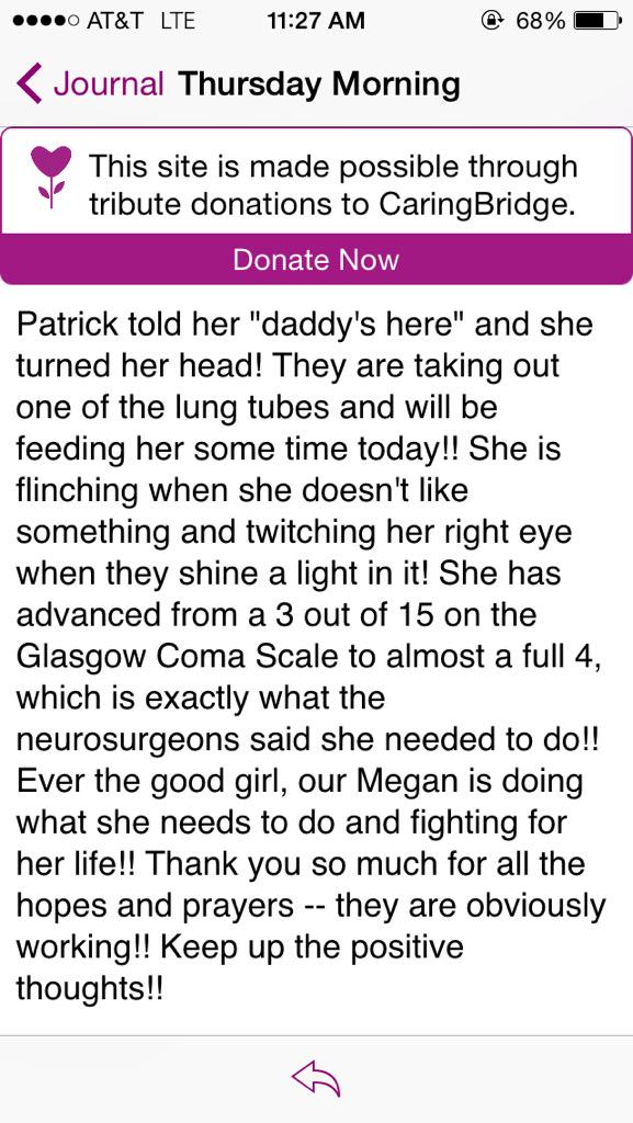 andread349's tweet photo. It's a great day to save lives #letsgomegan http://t.co/ZY9uMLNDJ9
