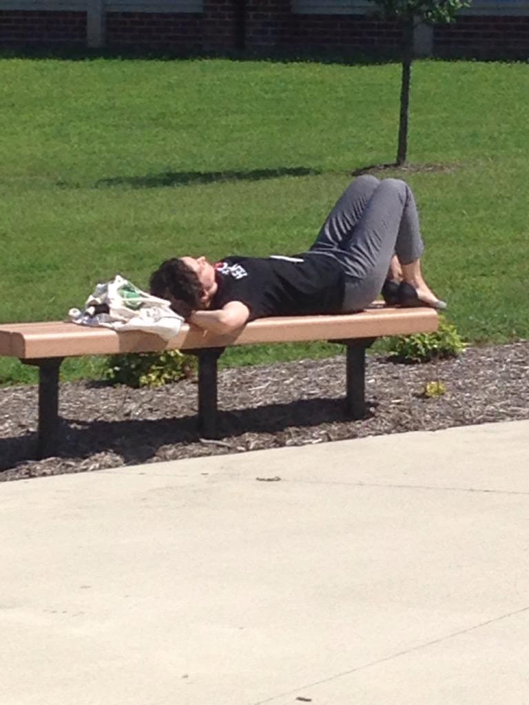 TechWithMatt's tweet image. @Crayburn57 maxin&apos; during lunch for Dining In With #techtakeout