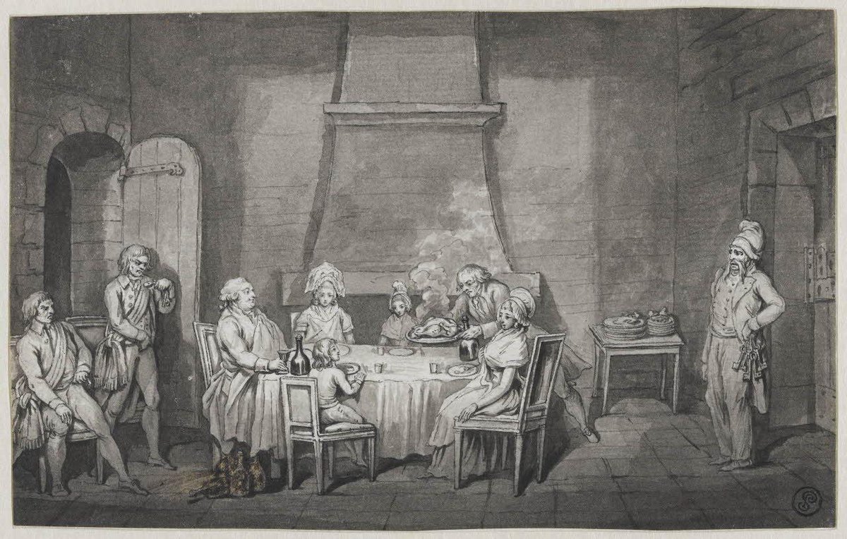Musée du Louvre on Twitter: "Le #13août 1792 : "Premier repas de Louis XVI et de sa famille dans la prison du Temple" #OnThisDay #ArtsGraphiques http://t.co/ygiubHcRxk"