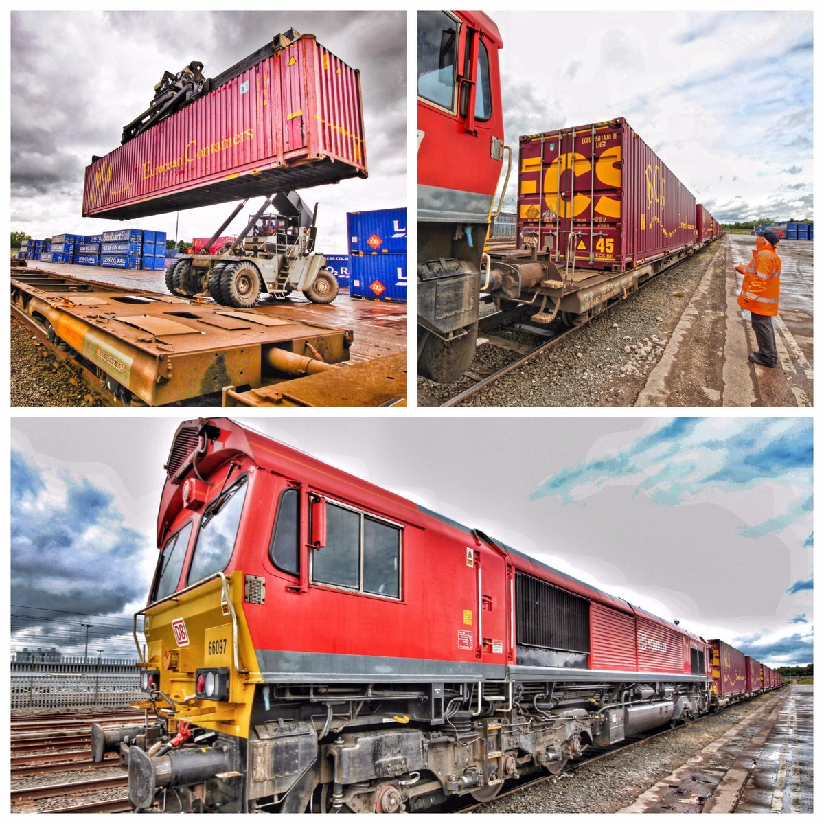 PDPorts's tweet photo. New rail service further strengthens Teesport as the Northern Gateway for containerised goods http://t.co/YQVvkosqv6 http://t.co/ECcT5Be0Ff