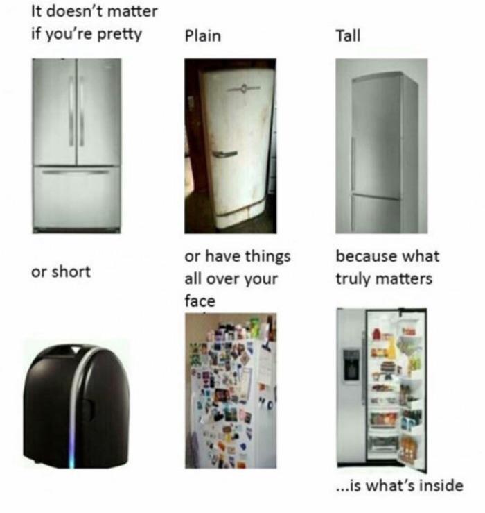 9GAG's tweet photo. People are like fridges 
http://t.co/v739LcRzD3 http://t.co/9XTJq6rRRb
