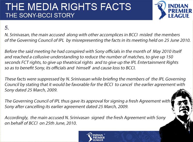 LalitKModi's tweet image. THE MEDIA RIGHTS FACTS: THE SONY @BCCI STORY #IPL #LalitGate