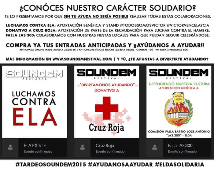 Sábado 5 de septiembre, la gran fiesta del <a href="/SoundemFestival/">Soundem Festival</a> . Os esperamos en #Elda