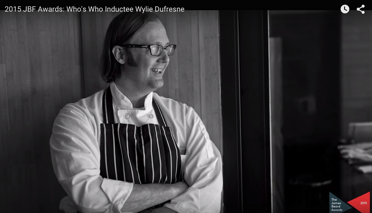 As an homage to the final days of <a href="/aldernyc/">Alder</a>, a video about #jbfa winner <a href="/wyliedufresne/">Wylie Dufresne</a>: bit.ly/1DMRZFP #TBT