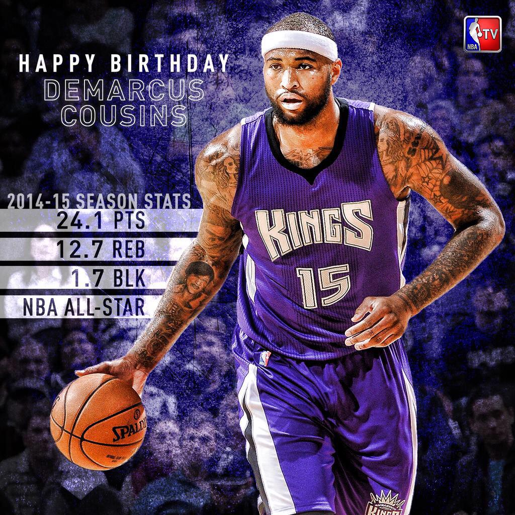 Happy Birthday to Demarcus Cousins 