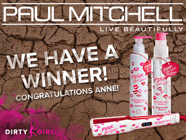 GoDirtyGirl's tweet photo. Congrats to Anne for winning the first @PaulMitchellUS #GivingIsMyStyle product giveaway! #godirtygirl #RunWithMeDG http://t.co/GYKfNCv8tc