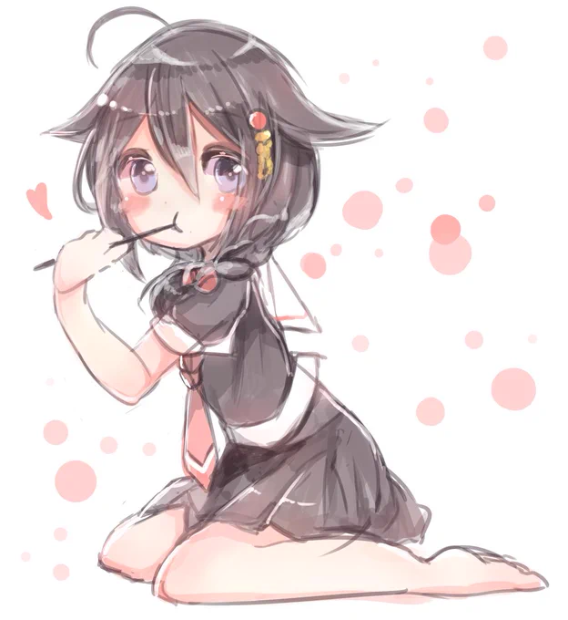 しぐれちゃんらくがき! 歯磨きしてる感じww 時々はこういうのかきたかったww