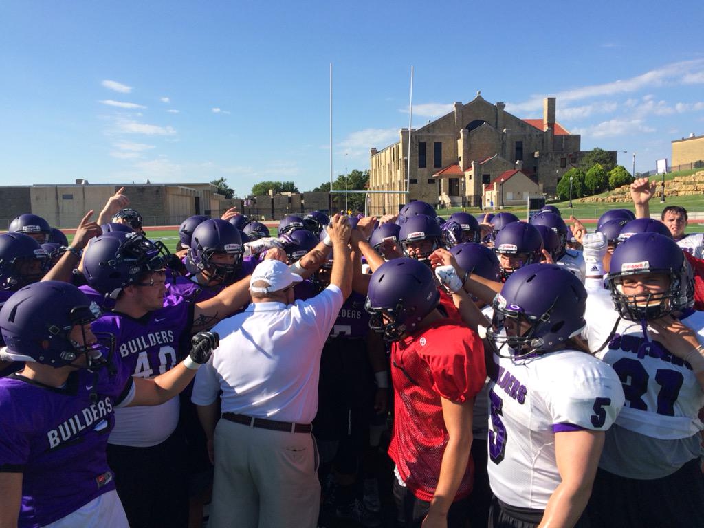 BuilderFootball's tweet image. Also, a special thank you to Mr. Jantz for coming by and helping us get our practice started! #builderfootball