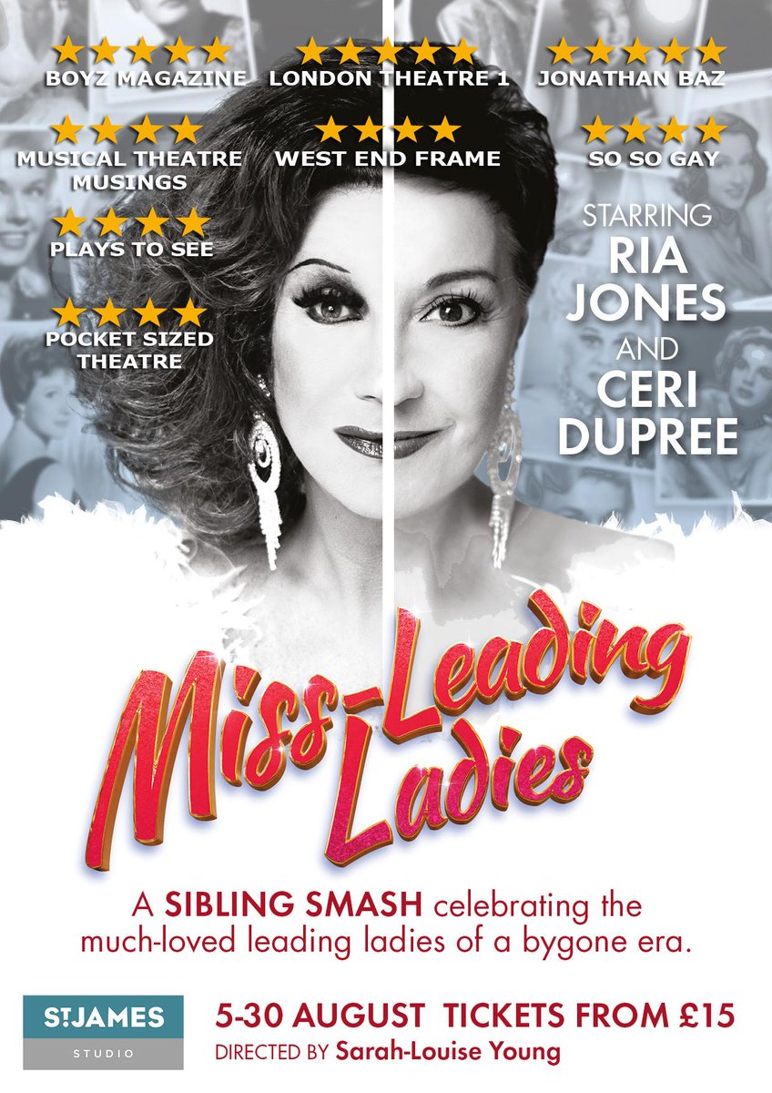 Just some of the wonderful reviews we've had in so far. #WhatsOnStage #LoveLondon #WhatsOnLondon #Theatre #Stagey