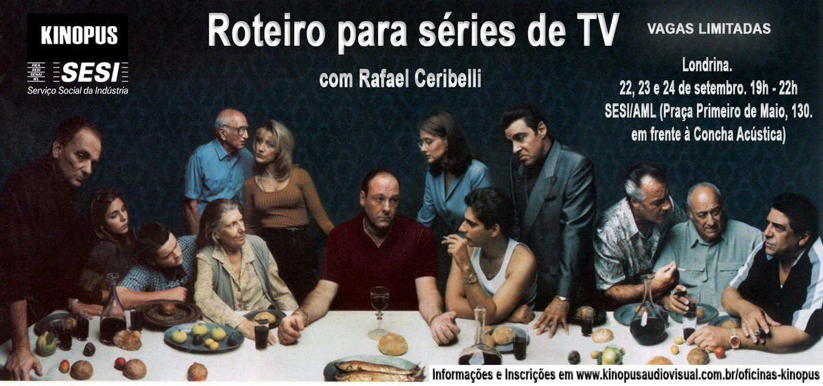 rafaceribelli's tweet photo. Estão abertas as inscrições da Oficina de Roteiro para Séries de TV da Kinopus Audiovisual!  http://t.co/R3tIJphsdt http://t.co/ZfCH42jh3x